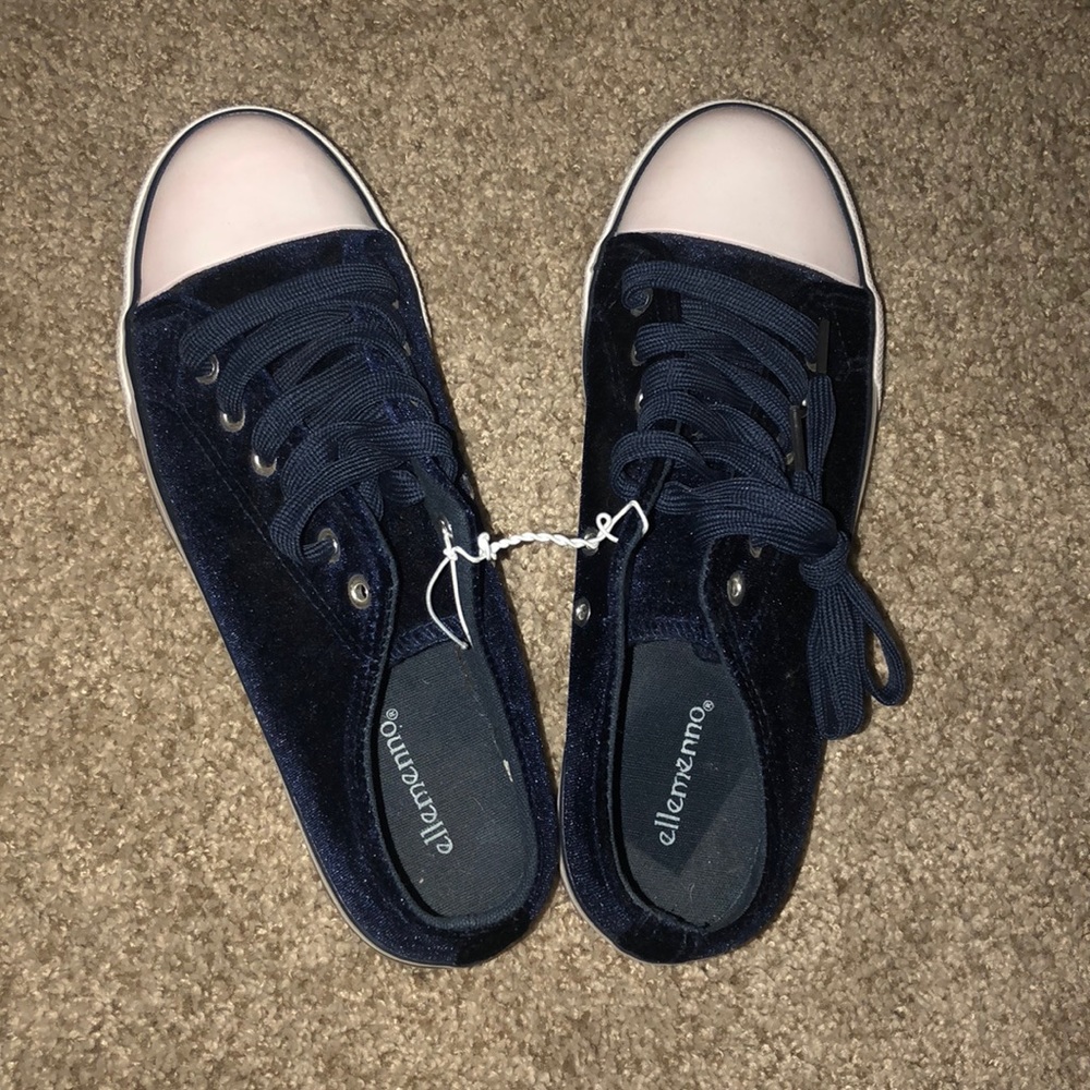 velvet sneakers